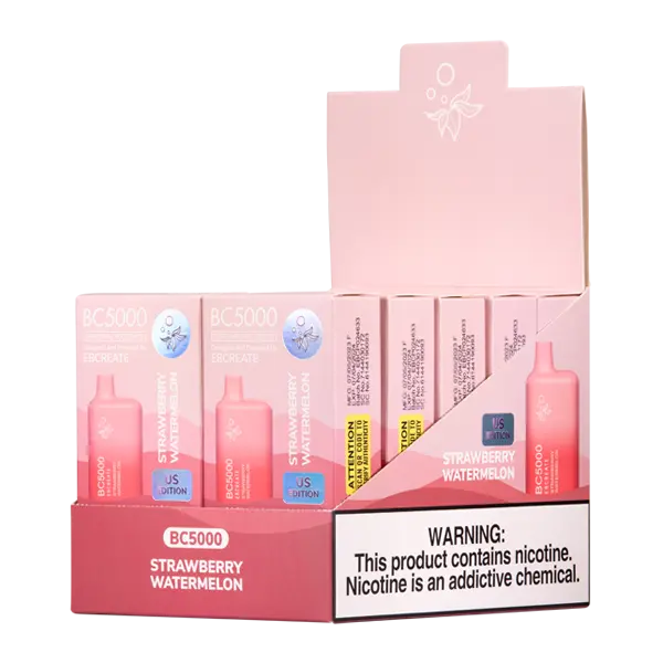 BUY 1 GET 1 FREE Strawberry Watermelon BC5000 | Vape Amazon India EBCREATE