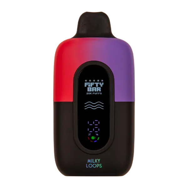 BUY 1 GET 1 FREE Milky Loops Fifty Bar 20K | Vape Amazon India