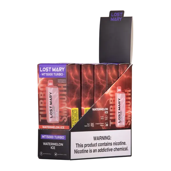 BUY 1 GET 1 FREE Watermelon Ice Lost Mary MT15000 Turbo | Vape Amazon India Lost Mary