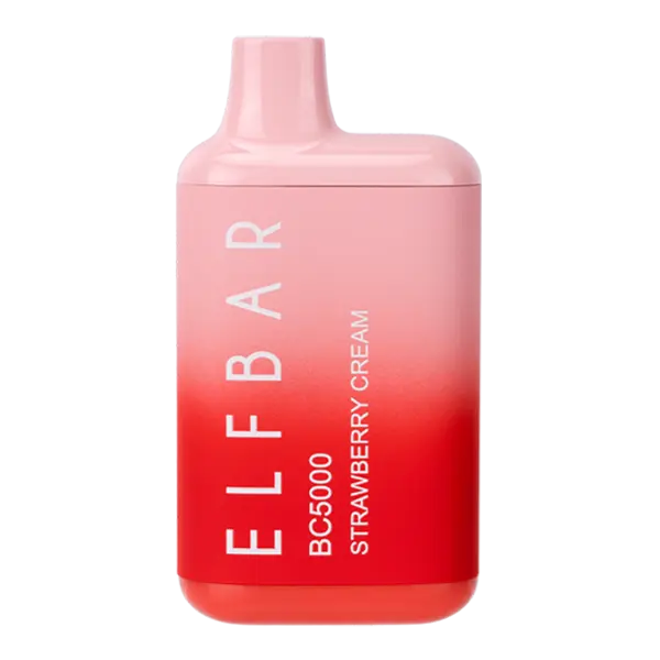BUY 1 GET 1 FREE Strawberry Cream Elf Bar 5000 | Vape Collection