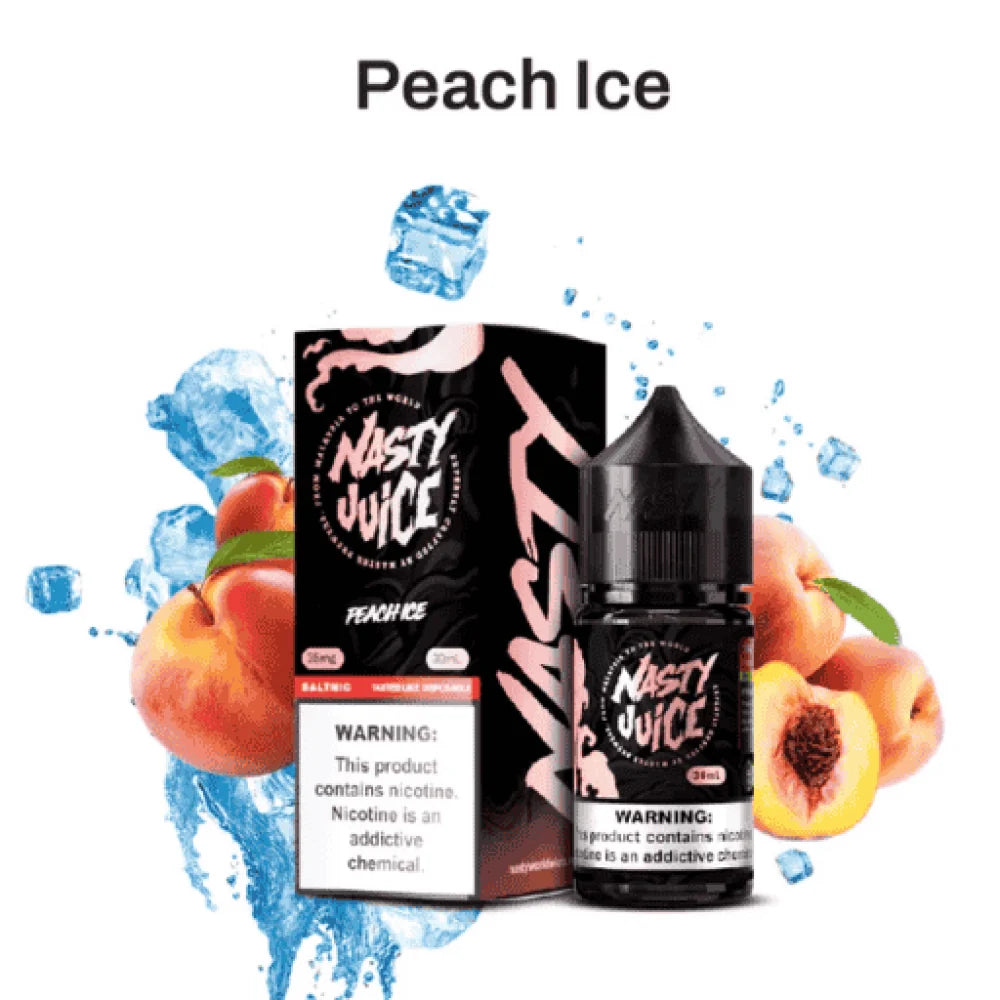 Nasty Peach Ice 30ml 35mg 50mg Nic Salt