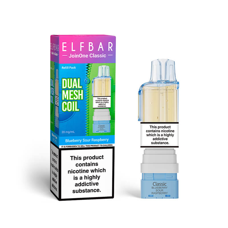 Elf Bar JoinOne Blueberry Sour Raspberry Prefilled Pod + Refill