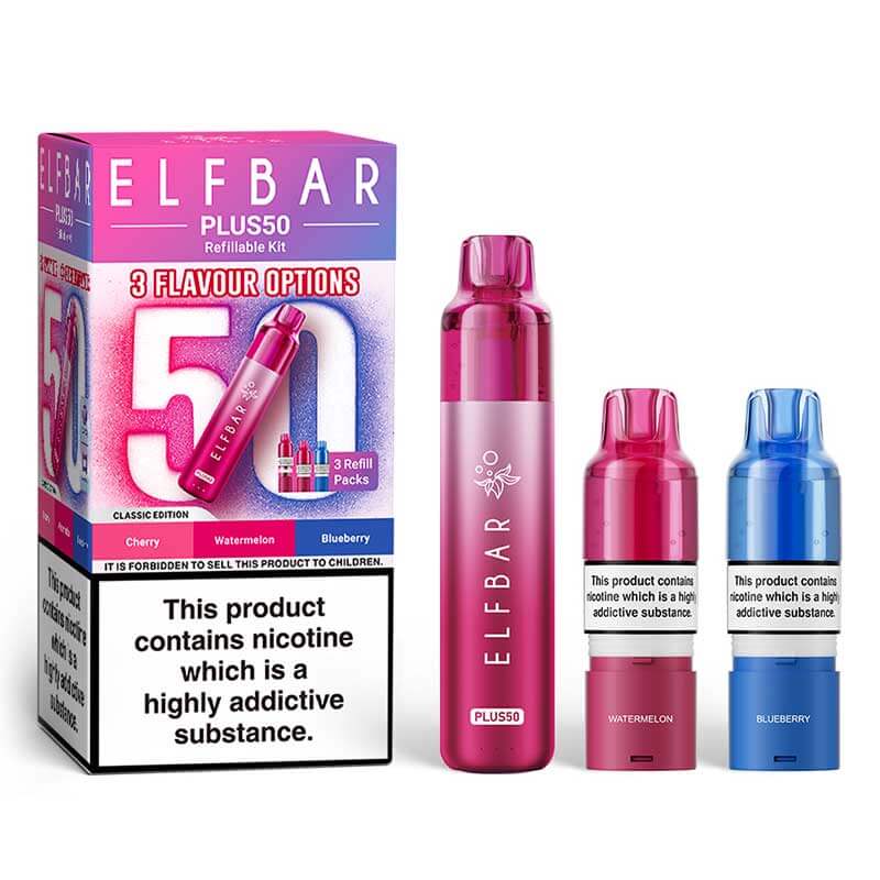 Elf Bar Plus 50 Prefilled Pod Vape Kits