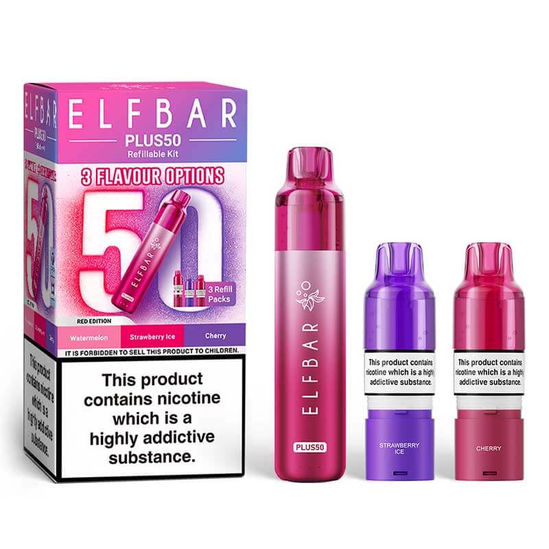 Elf Bar Plus 50 Prefilled Pod Vape Kits