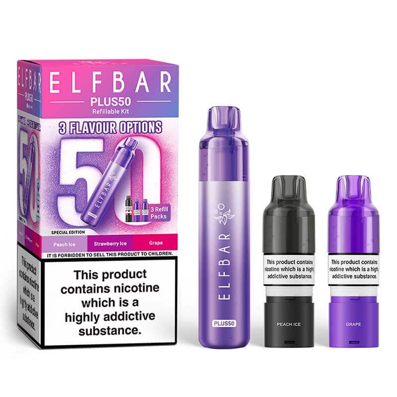 Elf Bar Plus 50 Prefilled Pod Vape Kits