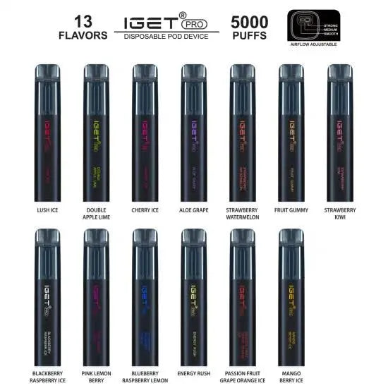 IGET Pro 5000 Puffs | 50mg Nic Disposable
