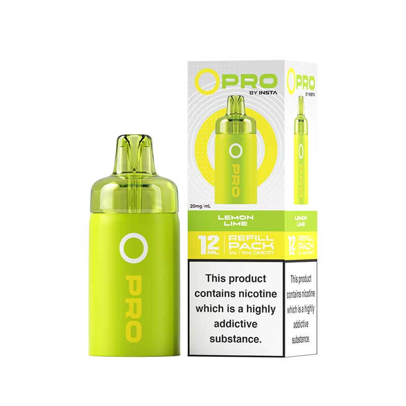 Insta O Pro Lemon lime Prefilled Vape Pod + Refill