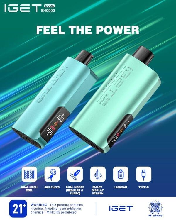 IGET Soul B40000 Vape 40000 Puffs