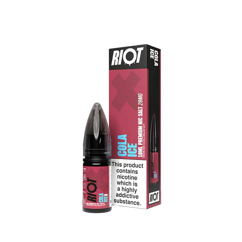 Riot X Nic Salts Cola Ice 10ml E-Liquid