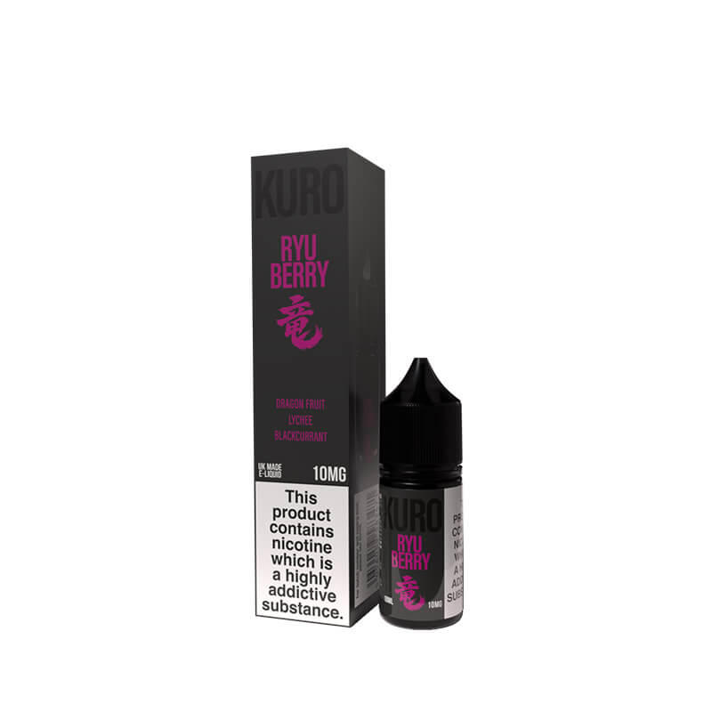 Kuro Ryu Berry Nic Salts 10ml E-Liquid  By Riot