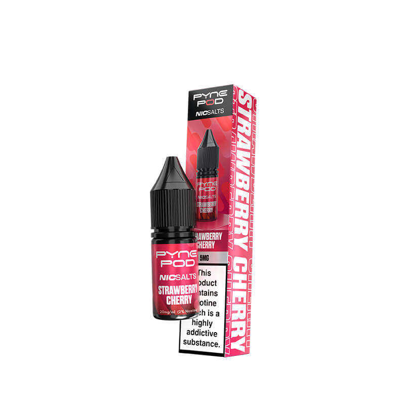Pyne Pod Strawberry Cherry Nic Salts 10ml E-Liquid