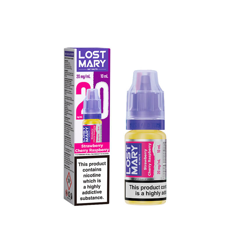 Lost Mary Strawberry Cherry Raspberry 10ml Nic Salts E-Liquid