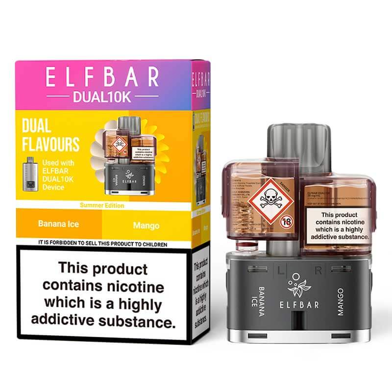 Elf Bar Dual 10K Summer Edition Prefilled Pod + Refill