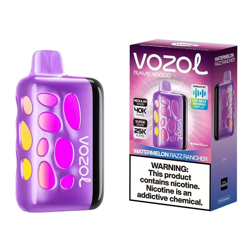 Watermelon razz rancher VOZOL Rave 40,000 Puffs