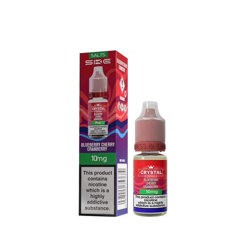SKE Crystal  Blueberry Cherry Cranberry Nic Salt E-Liquid 10ml