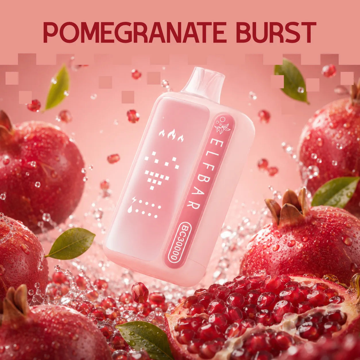 ELF BAR BC 30000 disposable vape - Pomegranate Burst flavour