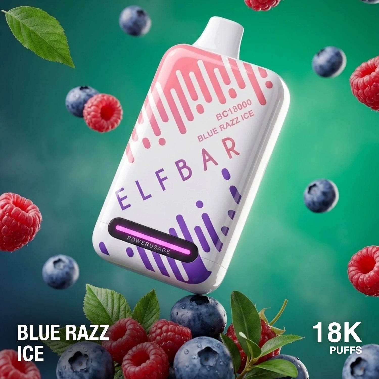 ELF BAR BC18000 Dual Mode Dual Experience disposable vape - Blue Ice flavour