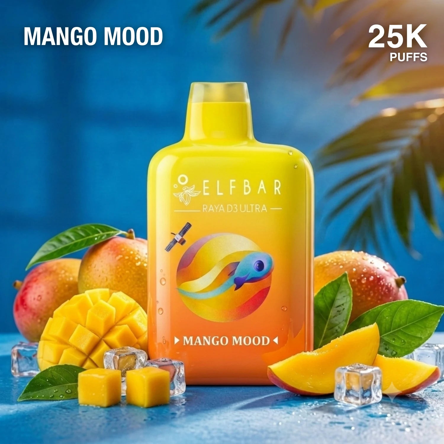 Elf Bar Raya D3 Ultra 30000 disposable vape - Mango Mood flavour