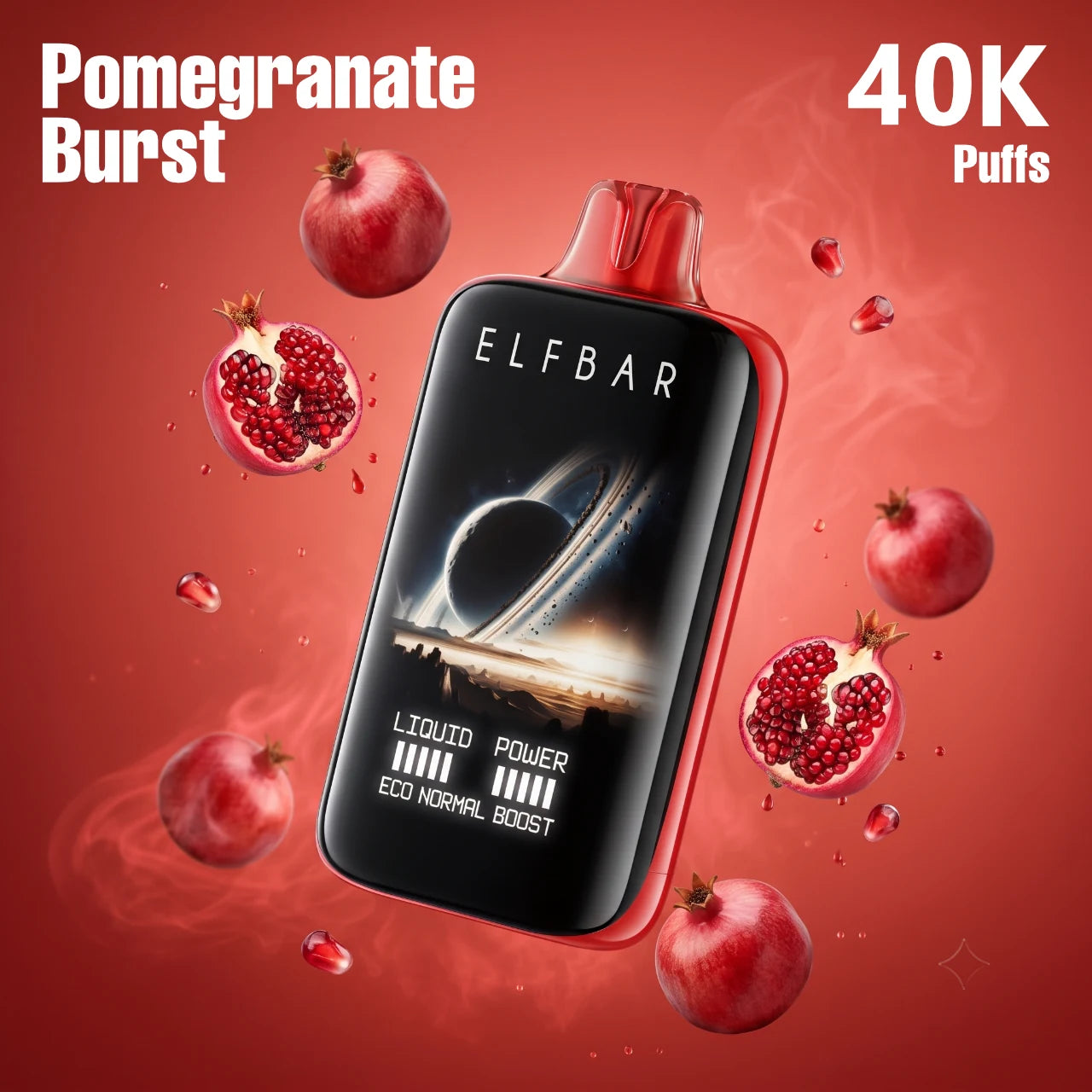 ELFBAR MoonNight 40k disposable vape - Pomegranate Burst flavour