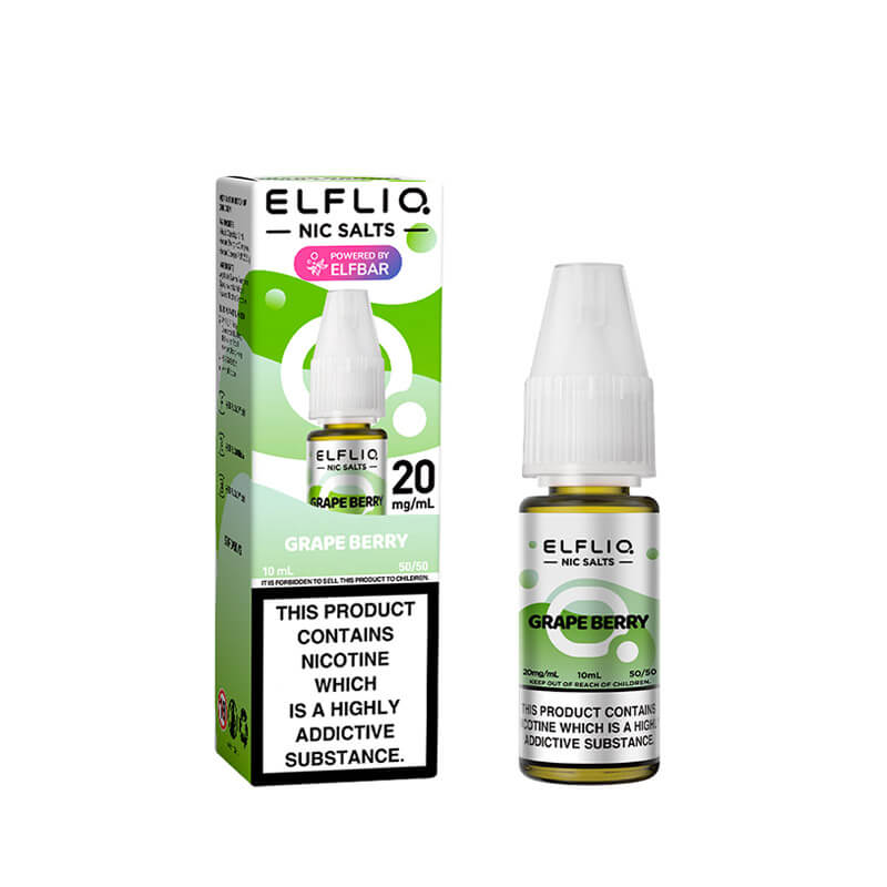 Elf Bar ElfLiq Grape Berry Nic Salt E-Liquid