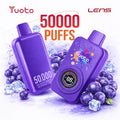 Yuoto Lens 50000 Puffs Disposable Vape – Rechargeable Mesh Coil 5% Nic Salt Long-Lasting Vape