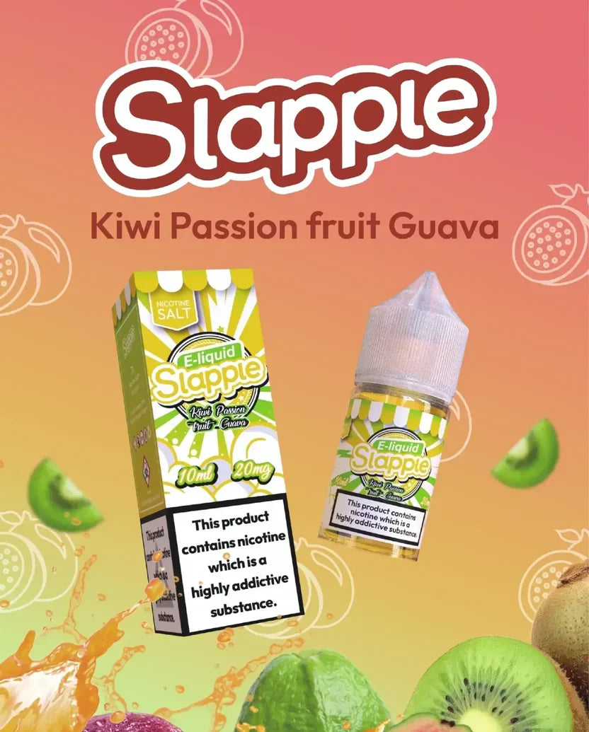 Kiwi Passion Fruit Guava Slappel Nic Salt 30ml | 30mg/50mg | Vape Billiorsonn