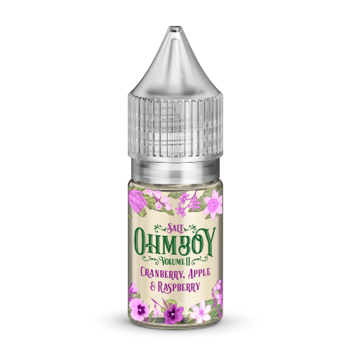 Ohm Boy Cranberry Apple & Raspberry Nic Salt E-Liquid