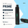 Vtos Prime 8000 Puffs Disposable Vape Black and Green