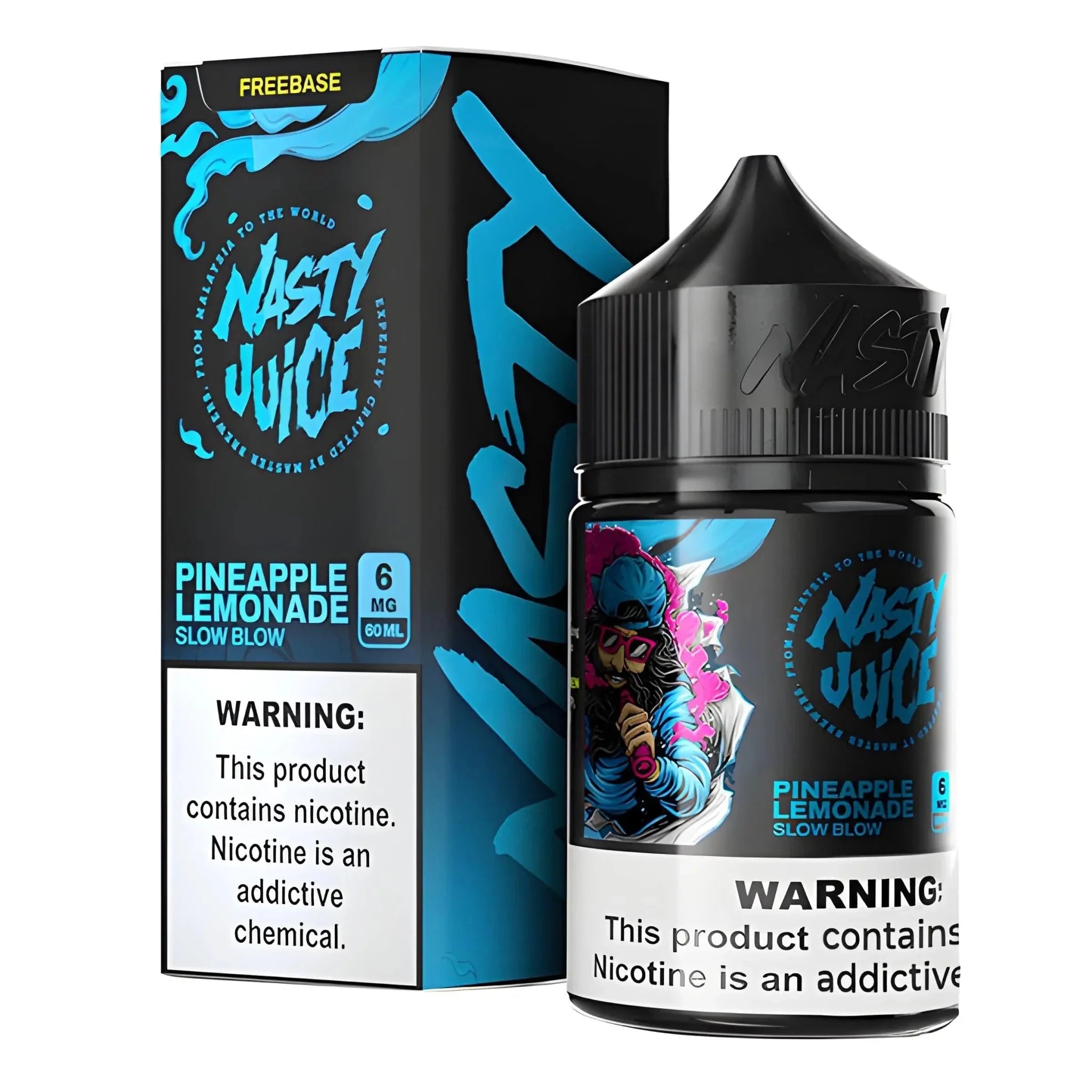 Slow Blow – Nasty Juice Pineapple Lemonade 60ML | 3MG | Vape Mash India