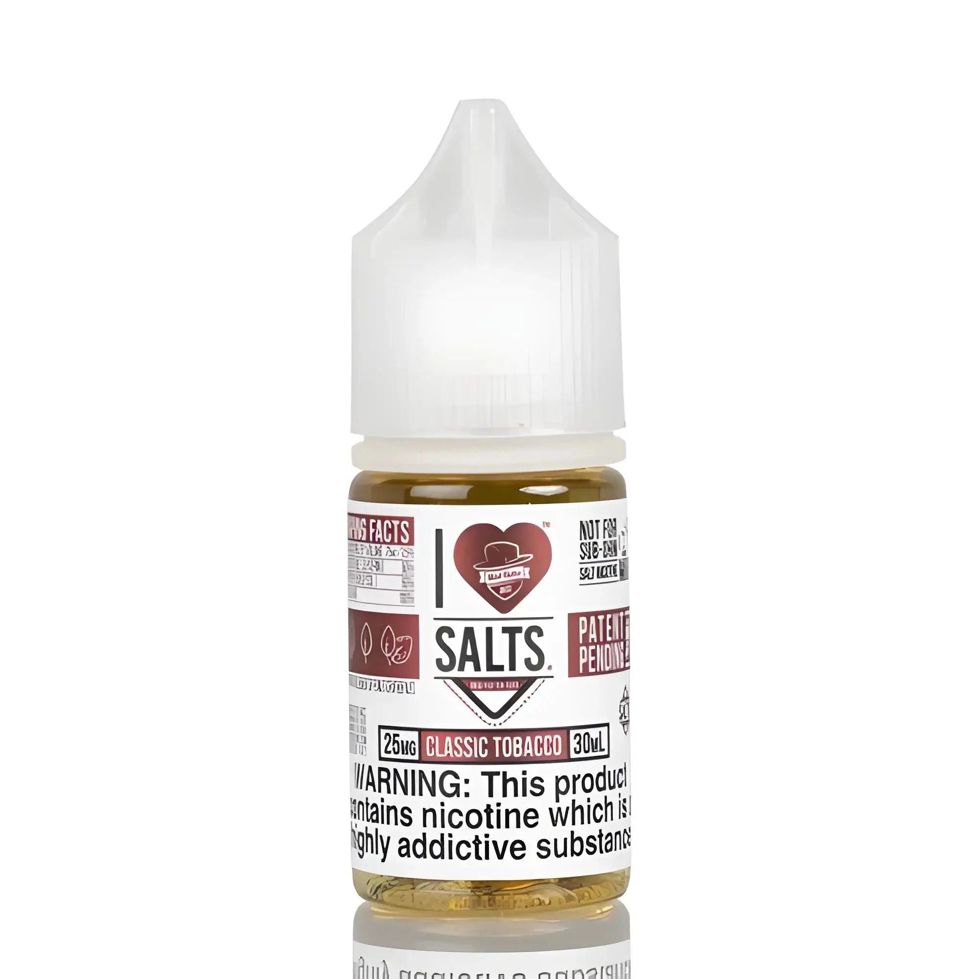 Love Salts 30ml Classic Tobacco Nicotine Salt E-Liquid